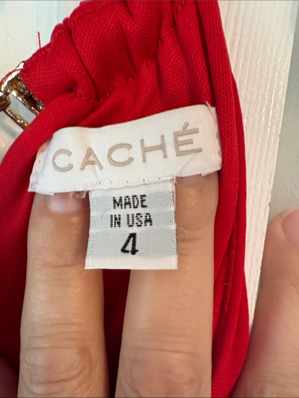 Cache Red Halter Cocktail Mini Dress - Picture 2 of 5